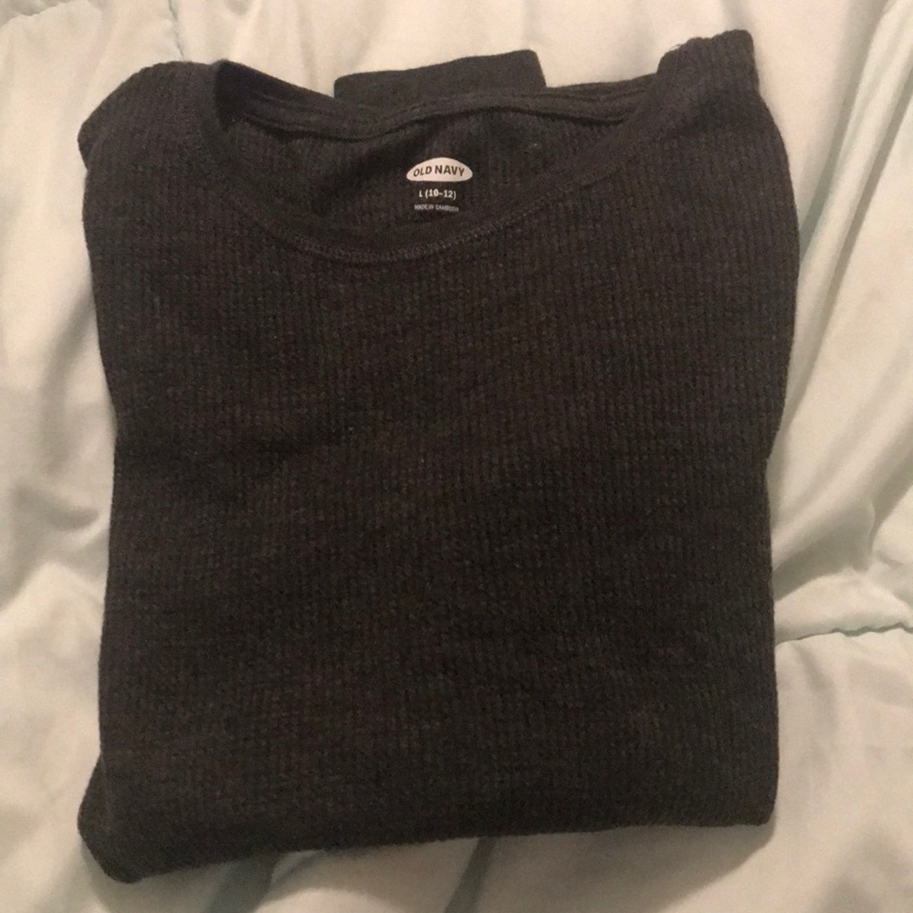 Old Navy Gray Thermal tip